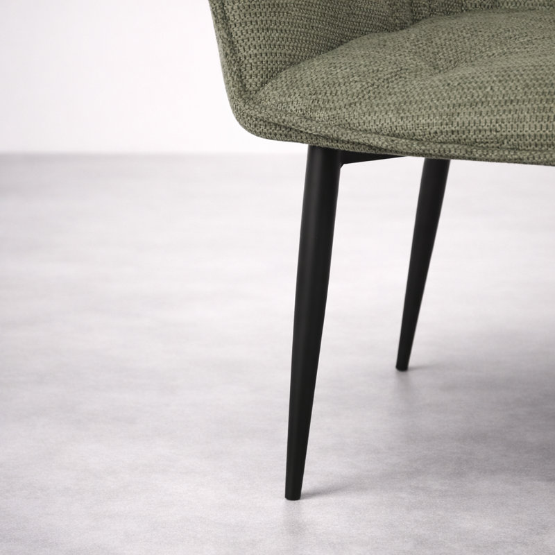 Chaise Eastman en tissu, vert, Vert