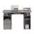 Techni Mobili Complete Computer Workstation Desk With Storage, Grey-1815962610