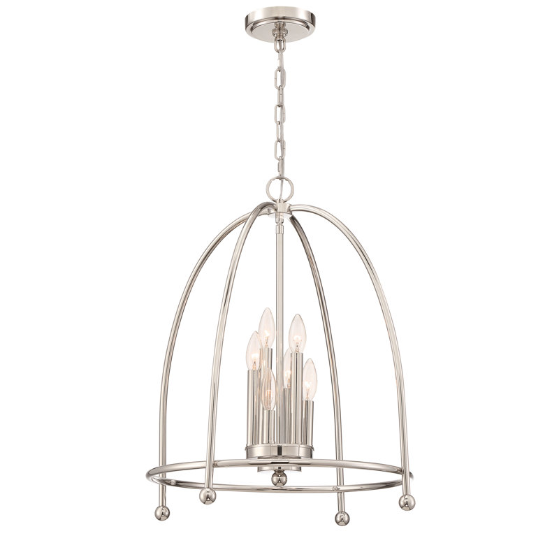 Allman 20" Pendant, Polished Nickel