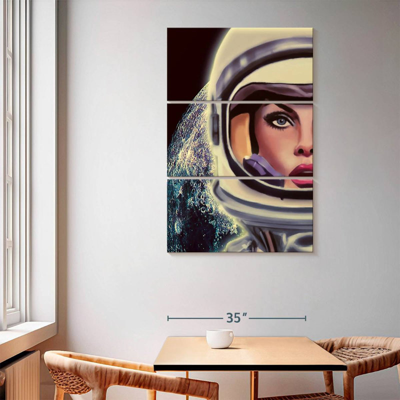 Oberle Le Cosmonaute, 65" H x 42" W