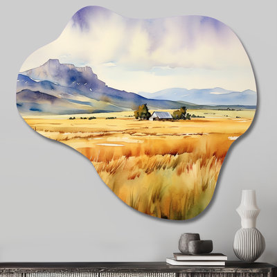 Cuthbert - art mural asymétrique Wyoming, sculpture murale en métal nuage