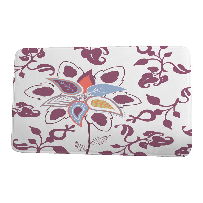 Tapis de bain Louane, l 24 po x L 17 po, Mauve