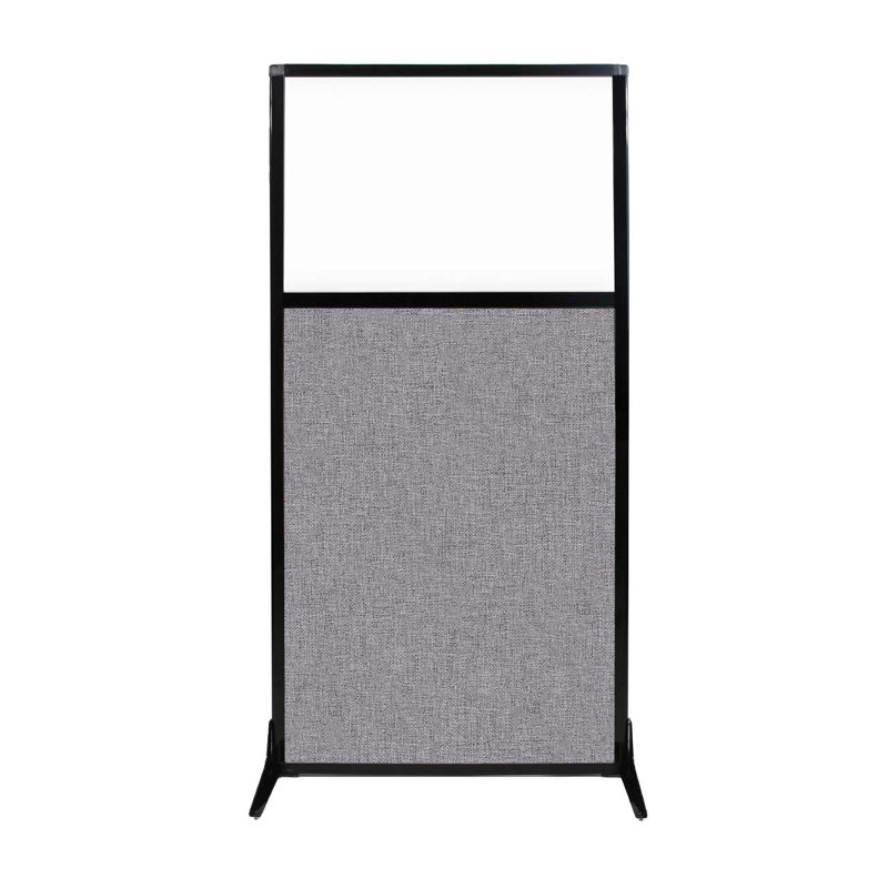 Paravent autoportant, H 70 po x l 33 po, Gris nuageux