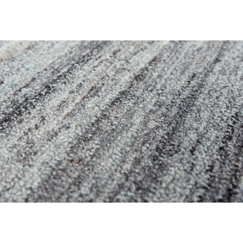 Striped Indoor Rug, Rectangle 5' x 7'6"