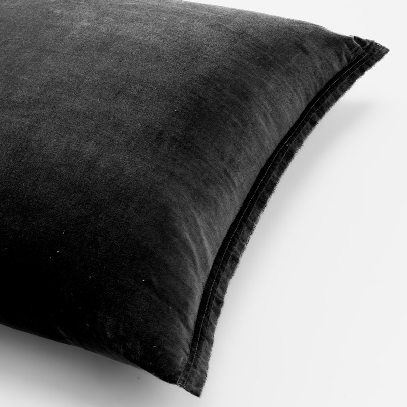 Housse de couette TAHOMA, gris anthracite, reine, Housse de couette pour grand lit