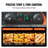 3000W Commercial Electric Deep Fryer with Dual Tanks, Stainless Steel Countertop French Fryer for Restaurant & Home Use
