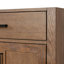 Meuble-lavabo double en bois massif de 66 po avec plateau en marbre de Carrare de 1,5 po Thornaby-1047605995-1042761708