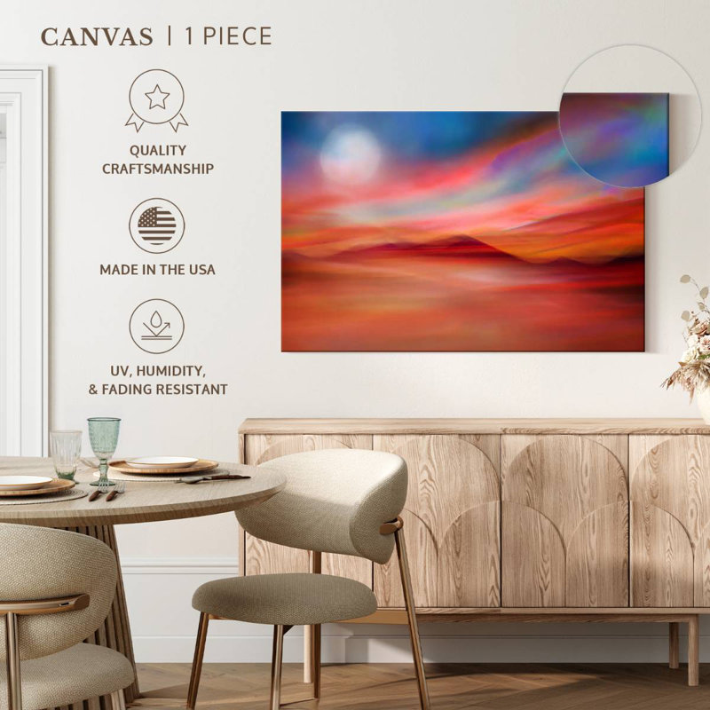 Avery Desert Moon, 32" H x 48" W