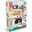 Hape: Ensemble de cuisine Super Serve - blanc - lumières et sons, station de cuisson complète en bois, micro-ondes, cuisinière, évier, accessoires, enfants de 3 ans et plus