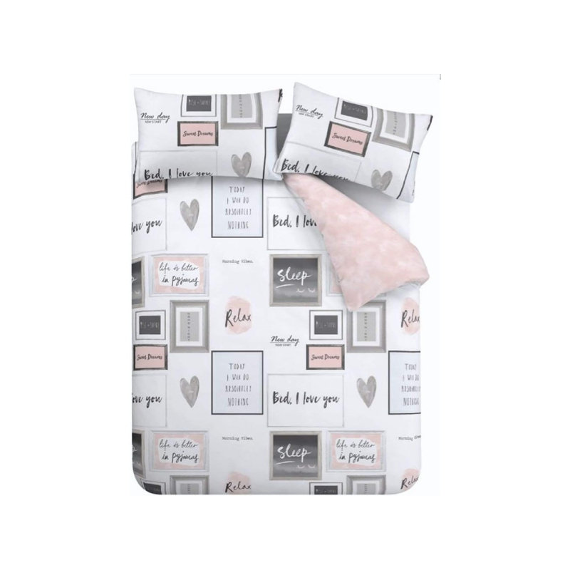 Cotton Blend Solid Colour Duvet Cover Set