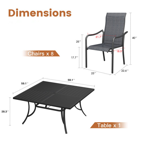 Dimensions du produit