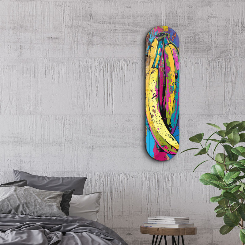 Peinture décorative en verre trempé