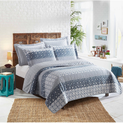 Polyester Twill Floral Quilt
