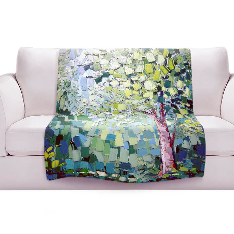 Hand Woven Throw Blanket, 68" x 80"