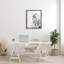 «Snow Owl Feathers Peering Blue Eyes» par Design Fabrikken - impression-716209283-716209281