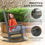 Chaise berçante d'extérieur 2 pièces Outsunny (excluant la table)