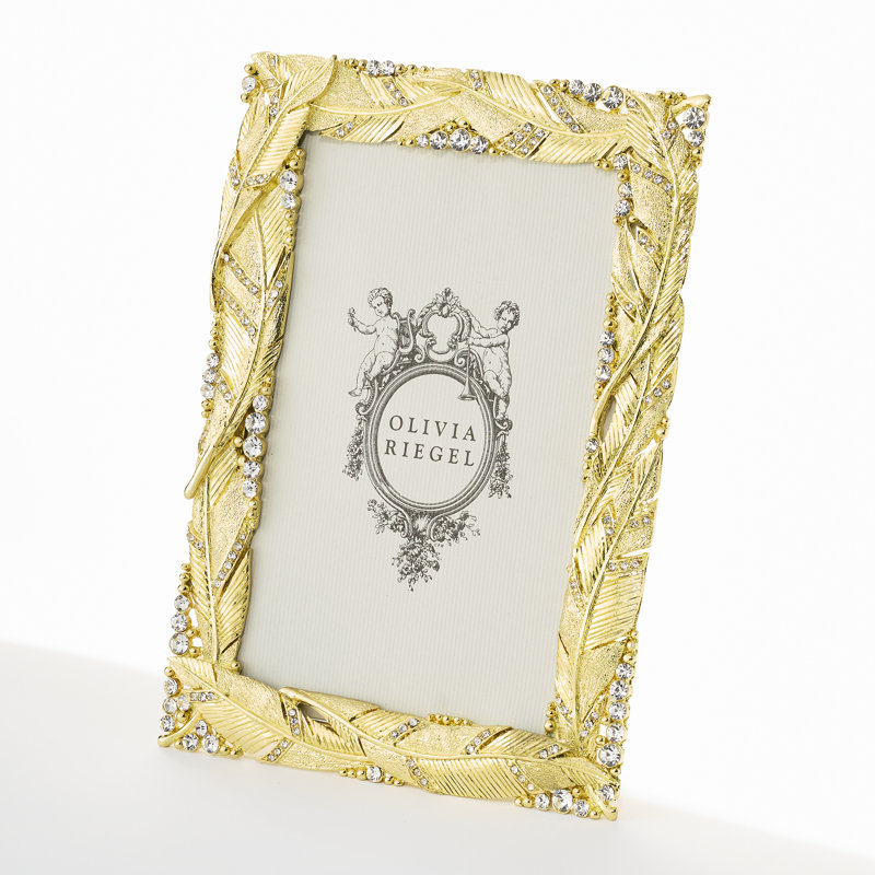 Preen Metal Picture Frame, Gold, 5" W x 7" H