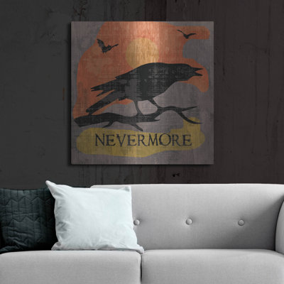 «Raven» par Erin Clark, art mural en métal
