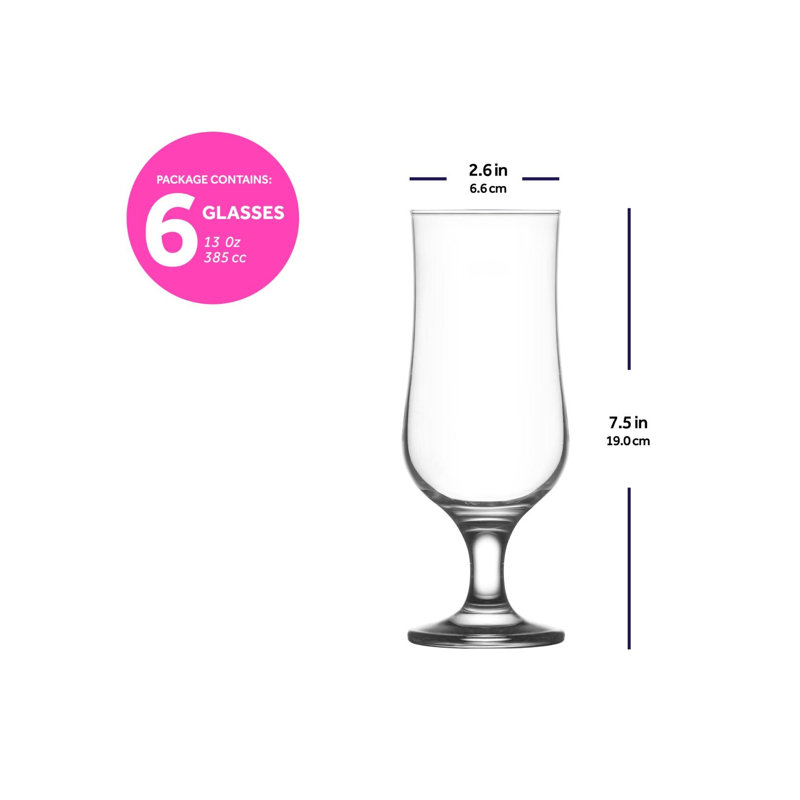 Verres à cocktail Hurricane, 13 oz