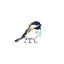 Chickadee - Itty Bitty Chicky par Lisa Whitehouse - impression d'art graphique-52542009-52542016-52542010