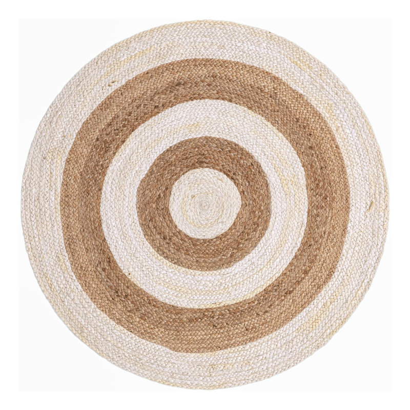 Morane Geometric Indoor Rug, Round 4'1"