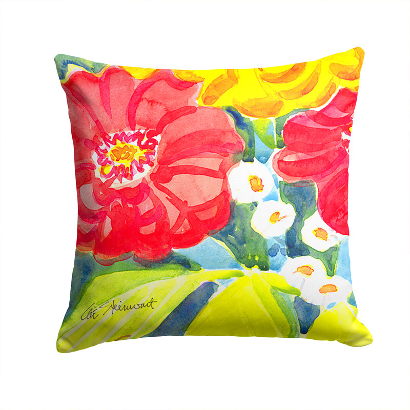 Coussin décoratif intérieur/extérieur fleur