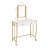 Vanity Table Set with Stool and Makeup Desk with Storage
