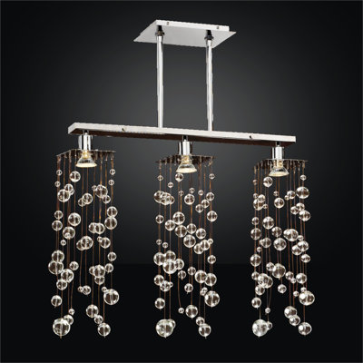 Granli 3 - Light Polished Chrome Kitchen Island Pendant