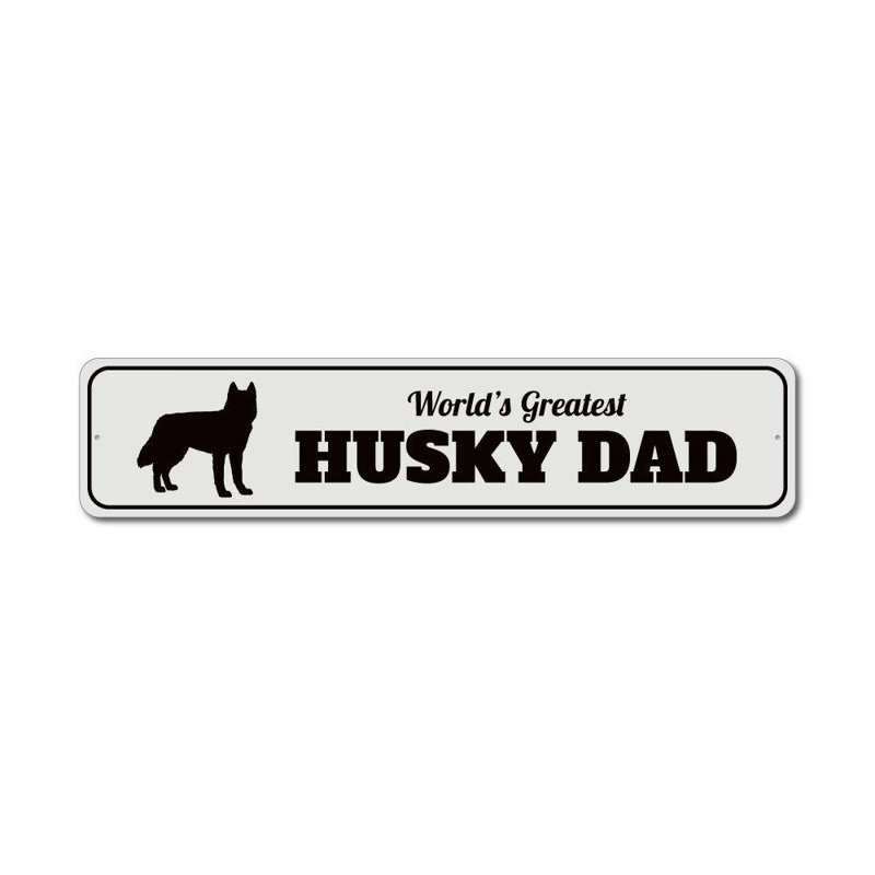 Panneau Husky Dad, H 6 po x l 24 po x P 0,06 po
