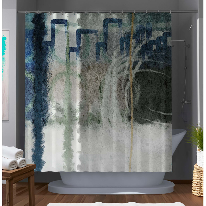 Abstract Shower Curtain