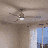 Ameeyah 52" 3 - Blade LED Standard Ceiling Fan in Brushed Nickel with Remote Control and Light Kit Included-548249359