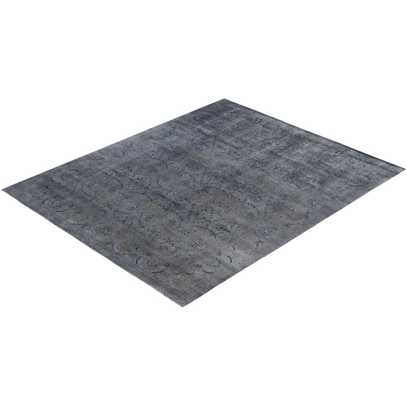 Overdyed One-of-a-Kind 8' 2" X 10' 2" Hand Knotted Area Rug