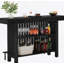 Unité de bar 63 po Modern Black