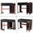 Wood Gaming Loft Bed With Built-In Desk, Wardrobe And LED For Teen And Adults-2117438664