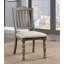 Chaises d'appoint de style transitionnel 2 pièces