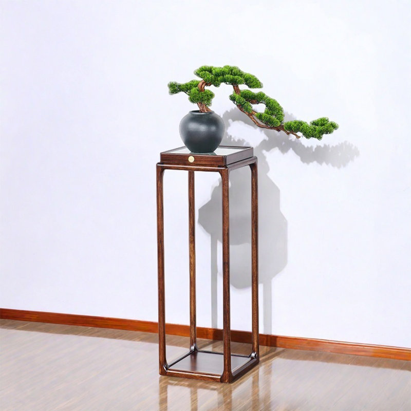 Cadre chinois en bois massif, H 41,34 po x l 14,96 po x P 14,96 po