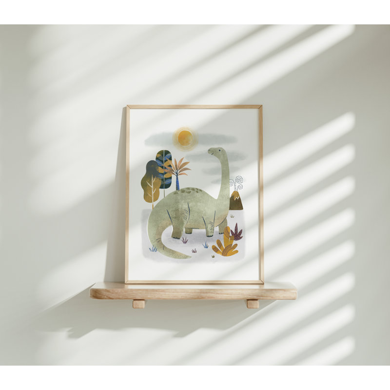 Dinosaur Paper Print  - Unframed Prints, 16" H x 12" W
