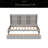 Bed With Side Bookcase, Drawers-978625972-978625930