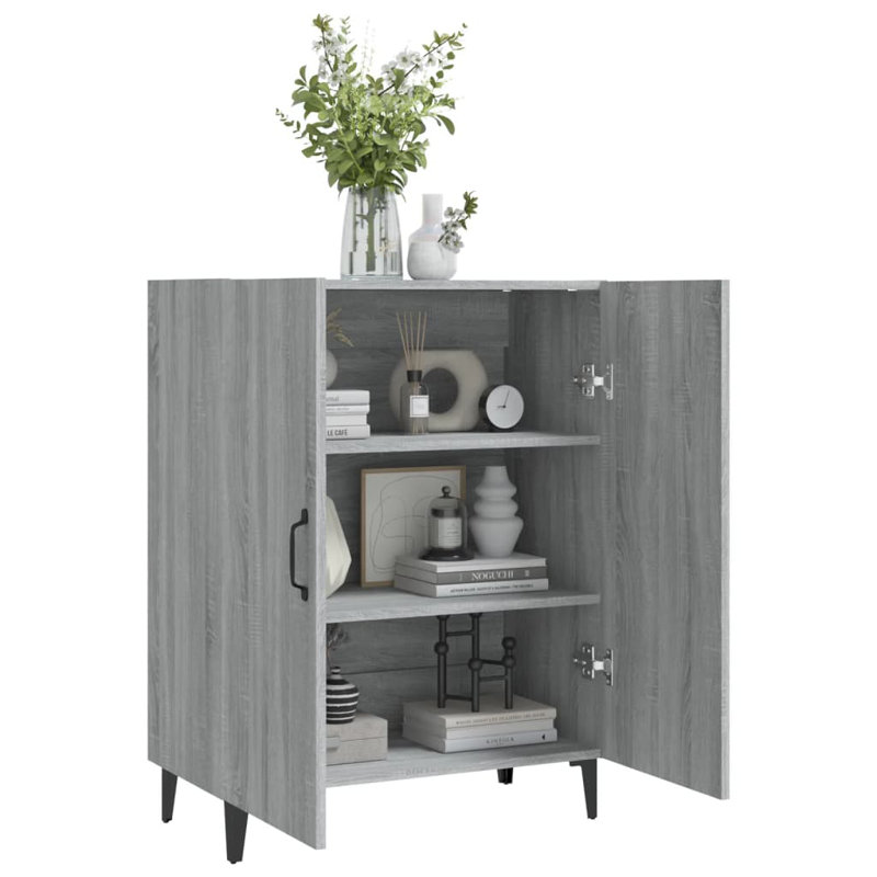 Sideboard Engineered Wood, Grey Sonoma