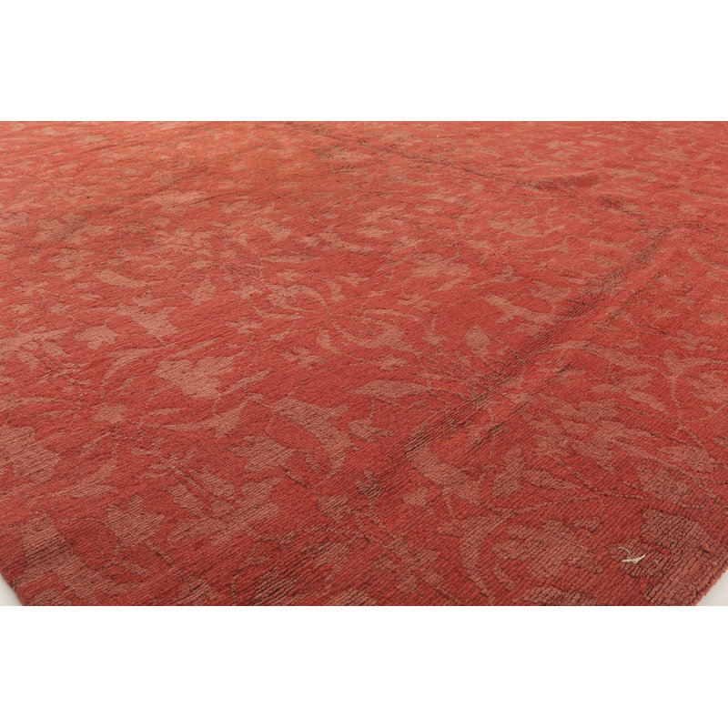 Modern One-of-a-Kind Rectangle 8' X 9'9" Hand Knotted Area Rug