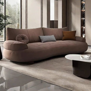 Canapé à accoudoirs encastrés Italian Nordic Minimalist de 70,86 po Italian