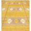 Vintage One-of-a-Kind 5'5" X 8'0" 1940s Wool Area Rug in Yellow