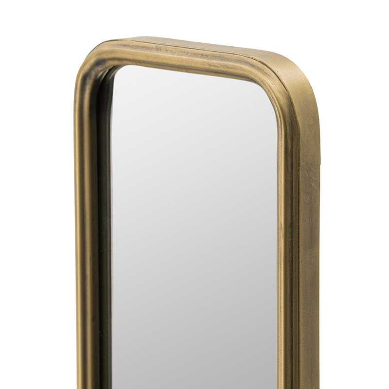 Vapor Full Length Wall Mirror with Metal Frame