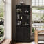 Garde-manger H 71 po x l 23,6 po avec portes en verre-920001655-971676749