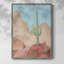 Sunny Saguaro III, reproduction encadrée - bois massif-510498210