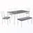6-Piece Dining Table Set with Bench