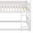 Triple Wood Bunk Bed, With Ladders, Guardrails-166233473