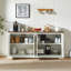 Buffet Modern Farmhouse avec rangement polyvalent-1542859123