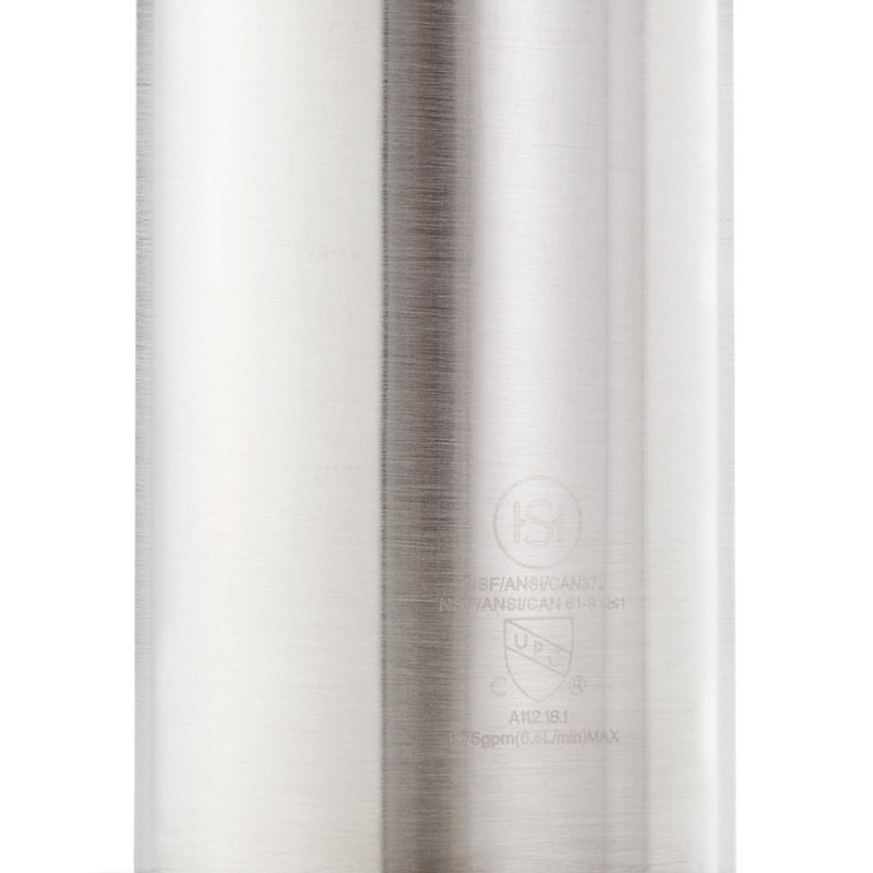 Robinet de cuisine à poignée simple Eiler, Acier inoxydable