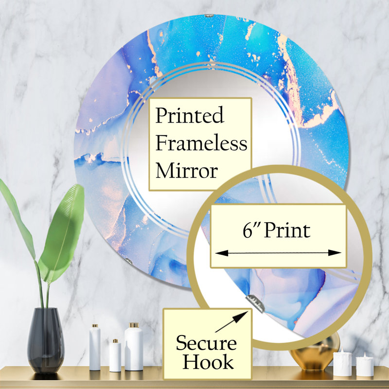 Miroir de salle de bain sans cadre, 32 po x 32 po